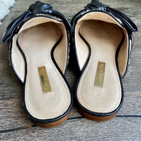 Louise et Cie Leopard Cow Hair Fur Flats - Picture 3 of 6